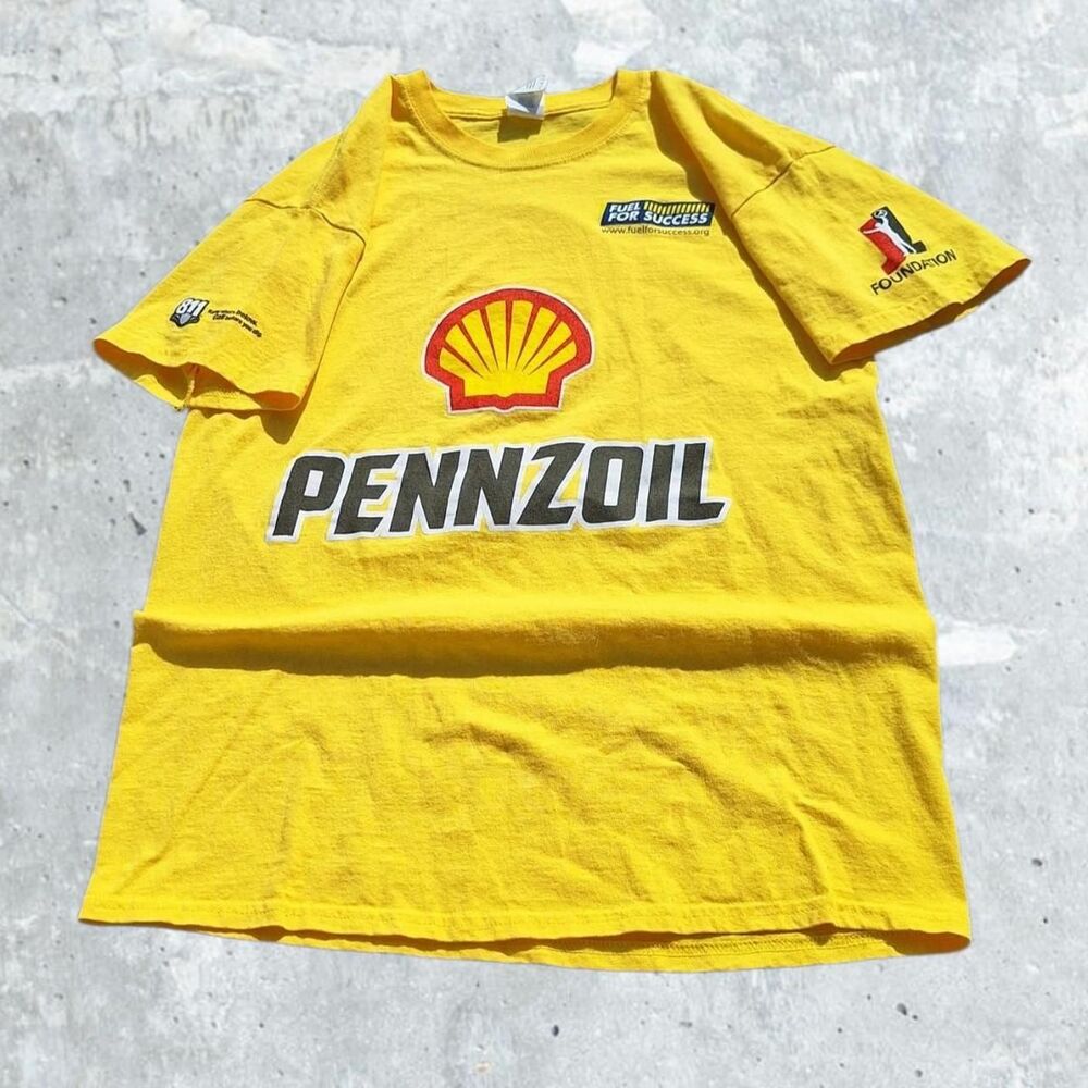 Nascar Men's Yellow T-shirt